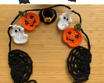 Guirlande Halloween cochon d'Inde pour cage. Accessoires pour cochons d'Inde. Cadeau drôle d'animal familier.
