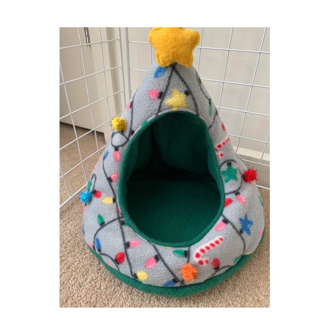 Christmas tree house for small pets Guinea pig tree house Etsy
