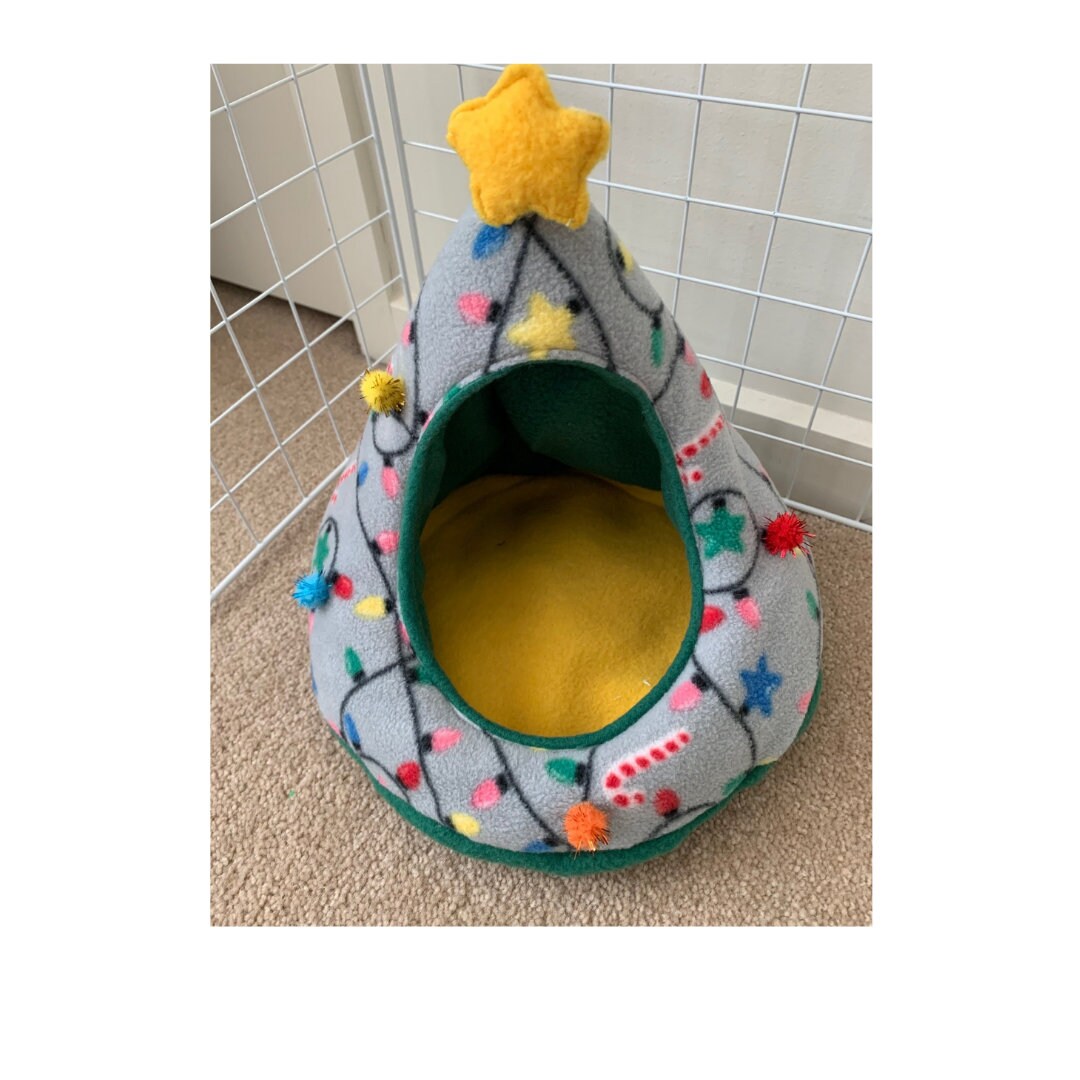 Christmas tree house for small pets Guinea pig tree house Etsy