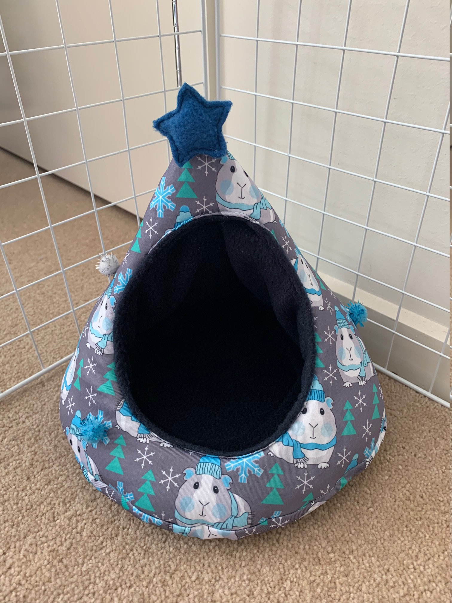 Christmas tree house for small pets Guinea pig tree house Etsy