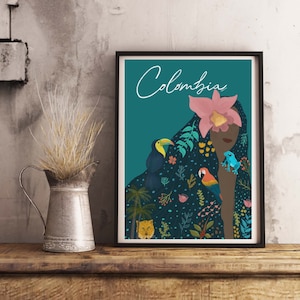 colombian art print