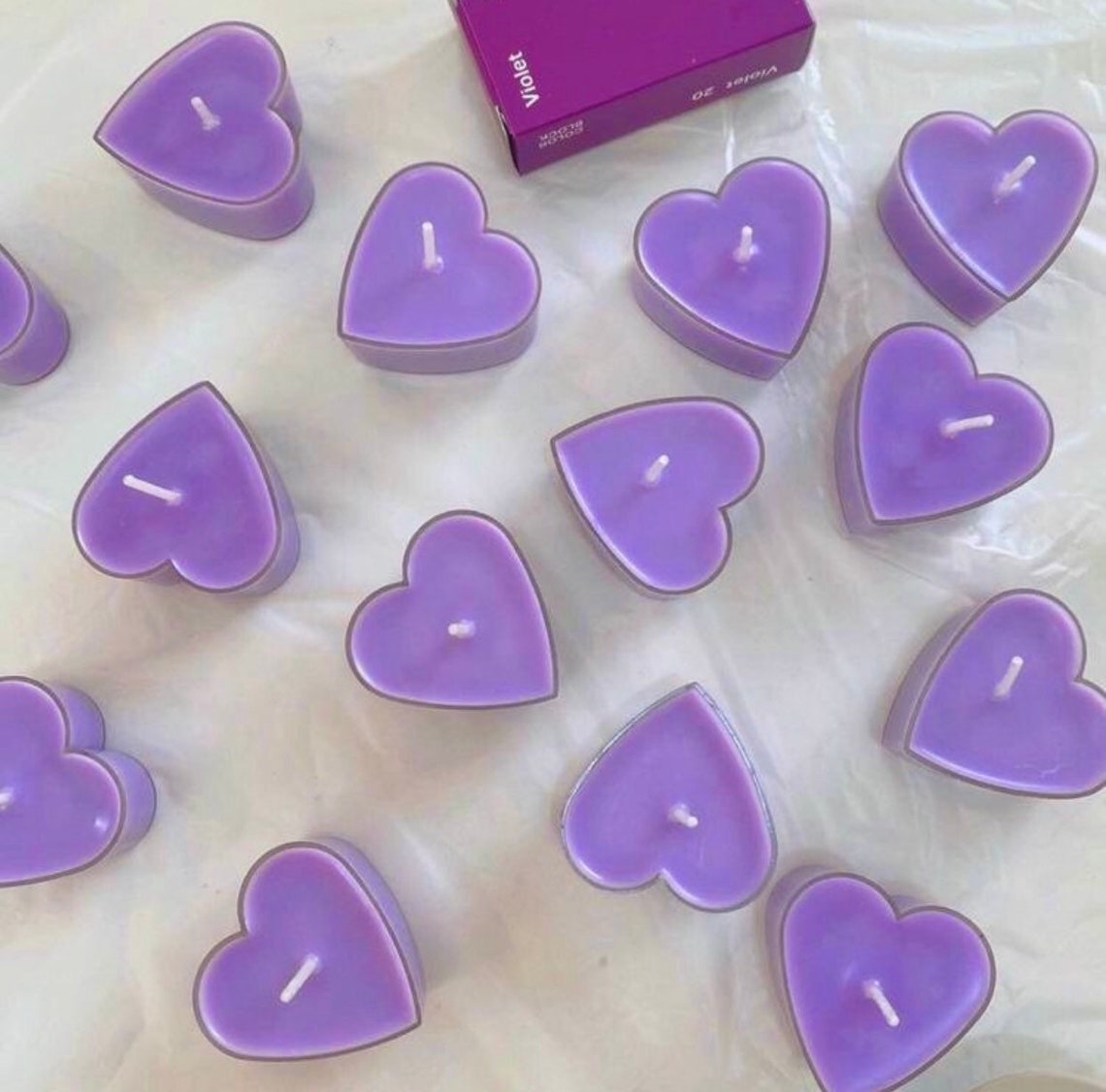 Heart Tealight Candles Cute Candles Christmas Gifts Etsy