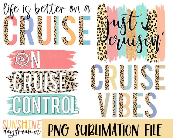 Cruise Shirt PNG Bundle: Vacation Sublimation Design (Digital Download)