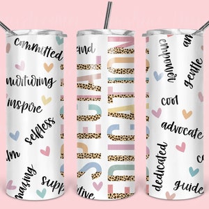 Special Education Leopard Tumbler PNG: Teacher Design (Digital Download)
