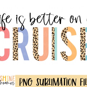 Cruise Shirt PNG Bundle: Vacation Sublimation Design (Digital Download) image 2