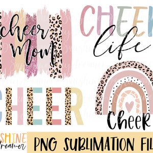 Cheer Mom Shirt PNG: Cheer Life Sublimation Design (Digital Download)