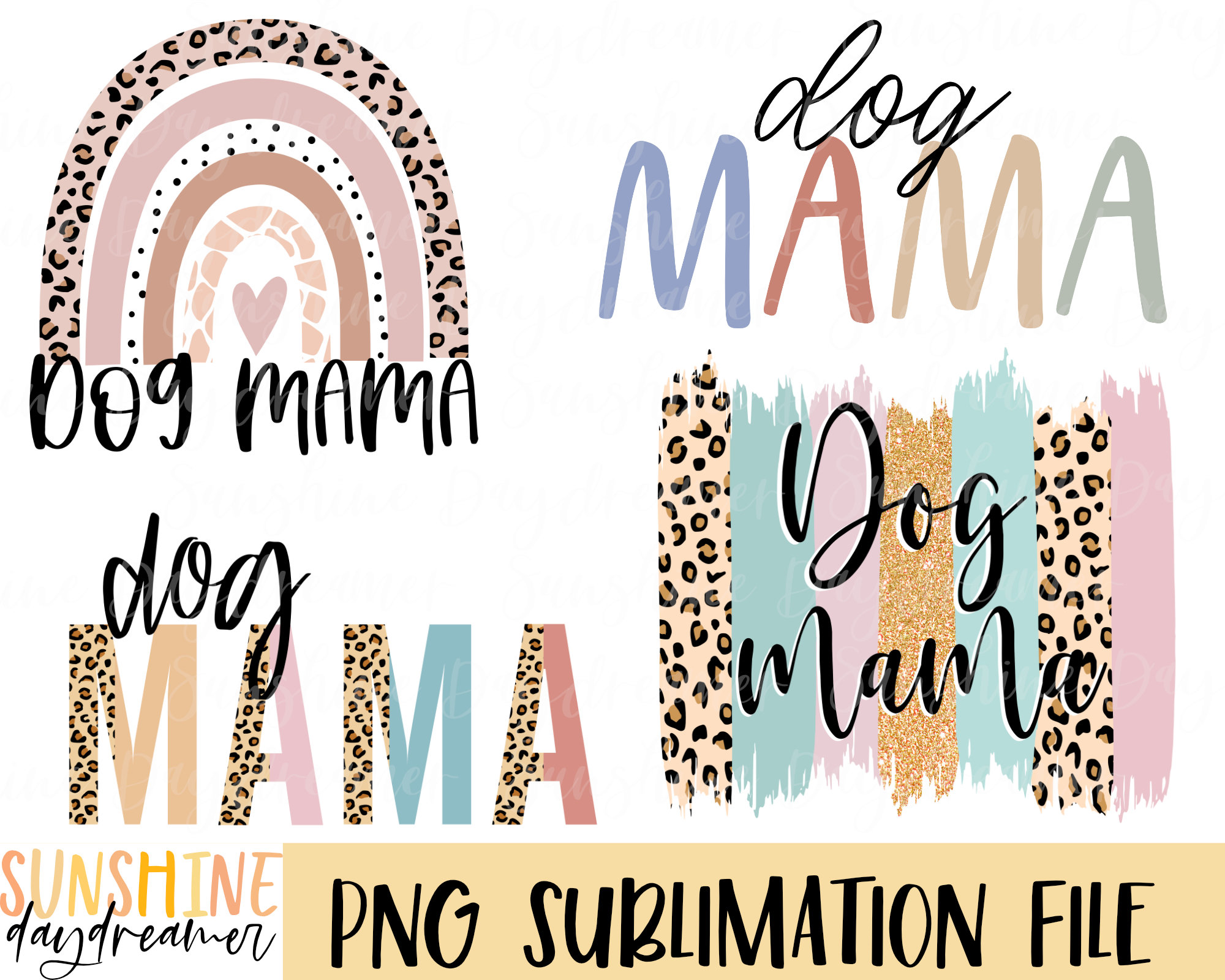 Dog Mama Sublimation PNG Bundle: Shirt Design (digital Download) - Etsy