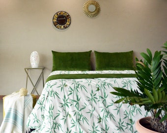 Luxury Moss Green Velvet Bed Runner, Bed Scarf, Twin Full King Queen Size Runner, Velvet Bed Runners For Bedrooms