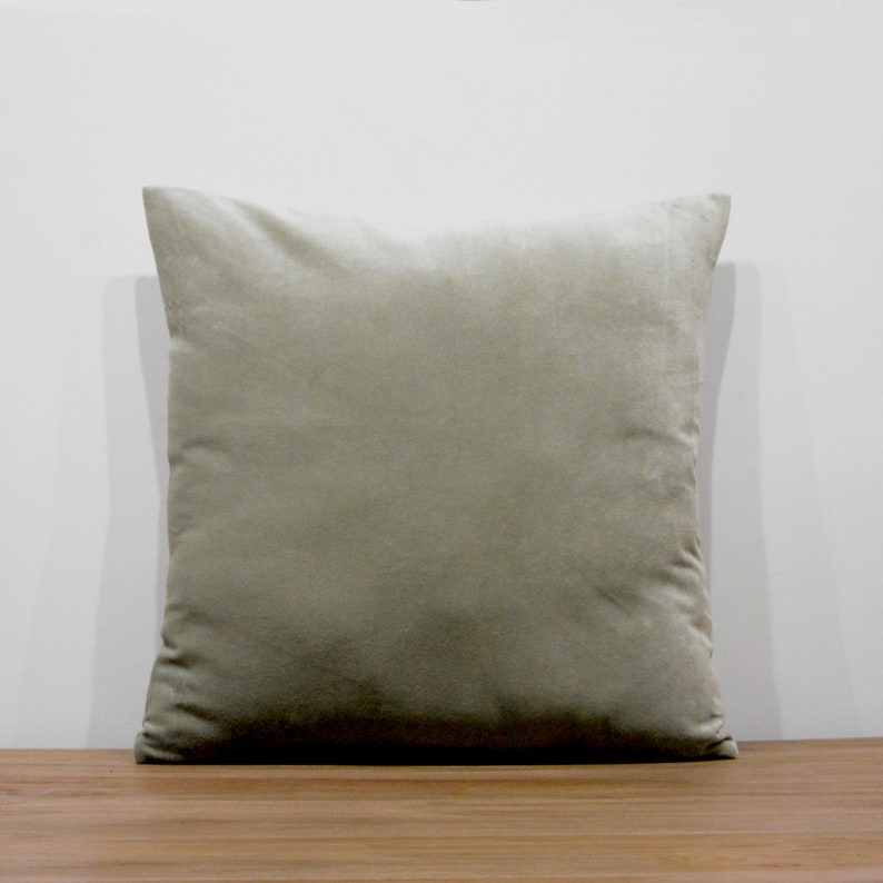 Dusty Sky Blue Velvet Cushion Cover Velvet Solid Pillowcase Etsy