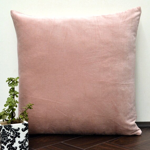 2 Federe Cuscino In Velluto Lucido Con Palla - 45x45 Cm, Rosa Antico, Cuscini Decorativi Scandinavi Per Divano E Letto