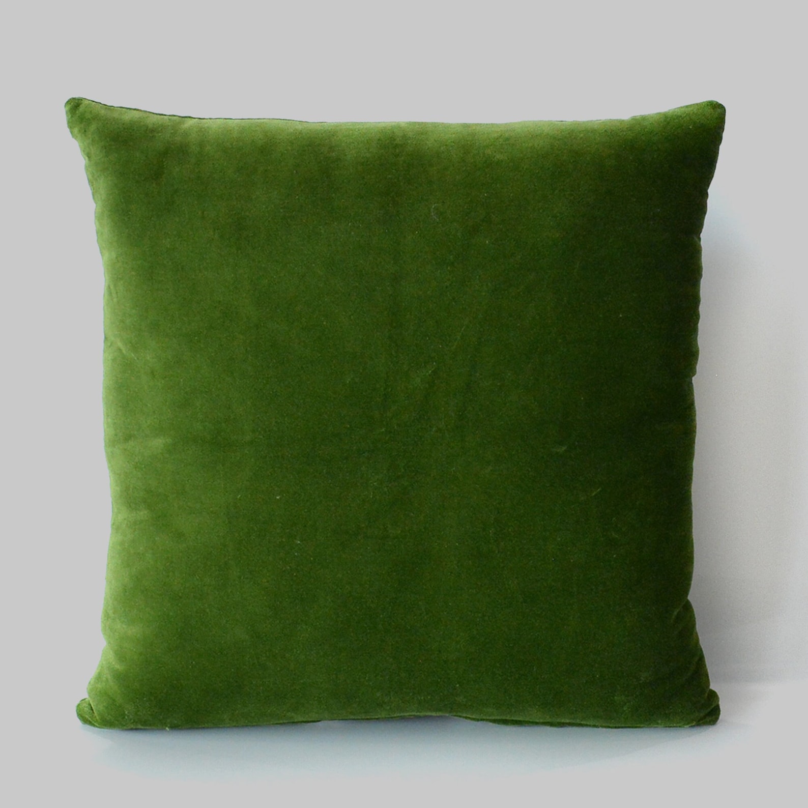 Luxury Moss Green Velvet Cushion Cover Green Velvet solid Etsy