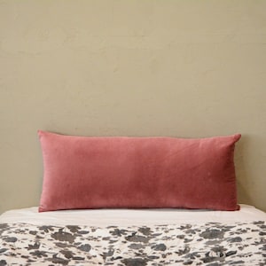 Luxury Dusty Pink Long Velvet Pillow cover, Lumbar Pillow, Velvet Pillow Cover, Decorative Pillow, Designer Pillow, Cushion Case, Pink