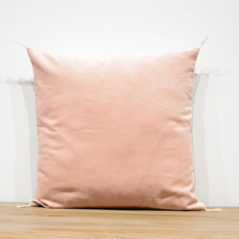 Charcoal Velvet and Natural Linen Cushion Cover Velvet linen Etsy