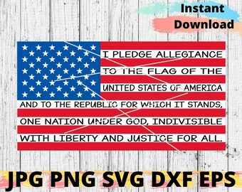 Free Free American Flag Pledge Of Allegiance Svg Free 679 SVG PNG EPS DXF File