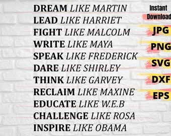 Free Free 88 Dream Like Martin Svg Free SVG PNG EPS DXF File
