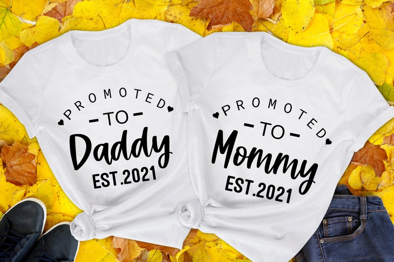 Download Promoted To Daddy 2021 SVG Promoted To Mommy 2021 SVG EST ...