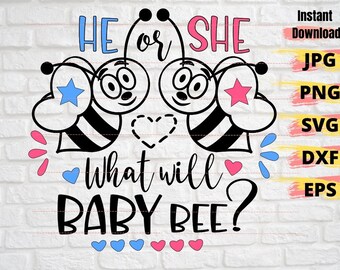He Or She Bee Etsy