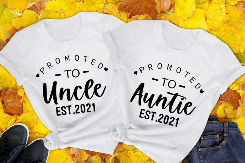 Promoted To Auntie 2021 SVG Auntie svg EST 2021 svg Family ...