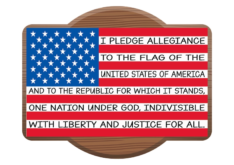 Download Pledge Of Allegiance SVG American Flag SVG Patriotic SVG ...
