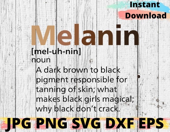 Download Melanin Definition Svg