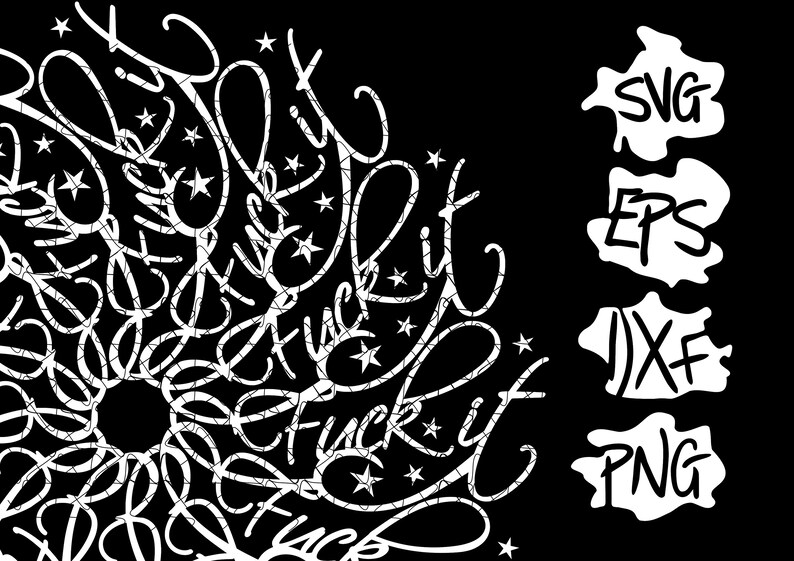 Download Middle Finger Svg Fuck It Svg F Bomb Mom Svg Printable Svg Files For Cricut Svg Fuck Svg Fuck It Mandala Adult Humor Svg Clip Art Art Collectibles
