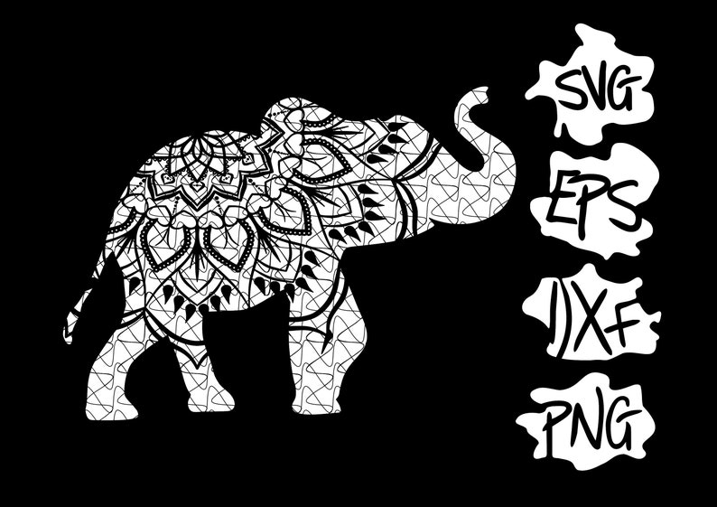Download Cute Baby Elephant Svg Elephant Clipart Elephant Mandala Svg Clip Art Art Collectibles Finceaccts Com