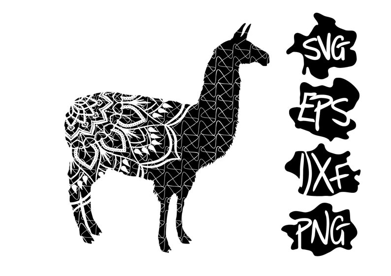 Download Llama Mandala Svg Llama Clipart Design Clip Art Art Collectibles