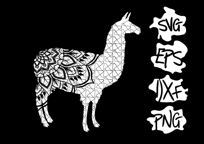 Download Llama Mandala Svg Llama Clipart Design Clip Art Art Collectibles