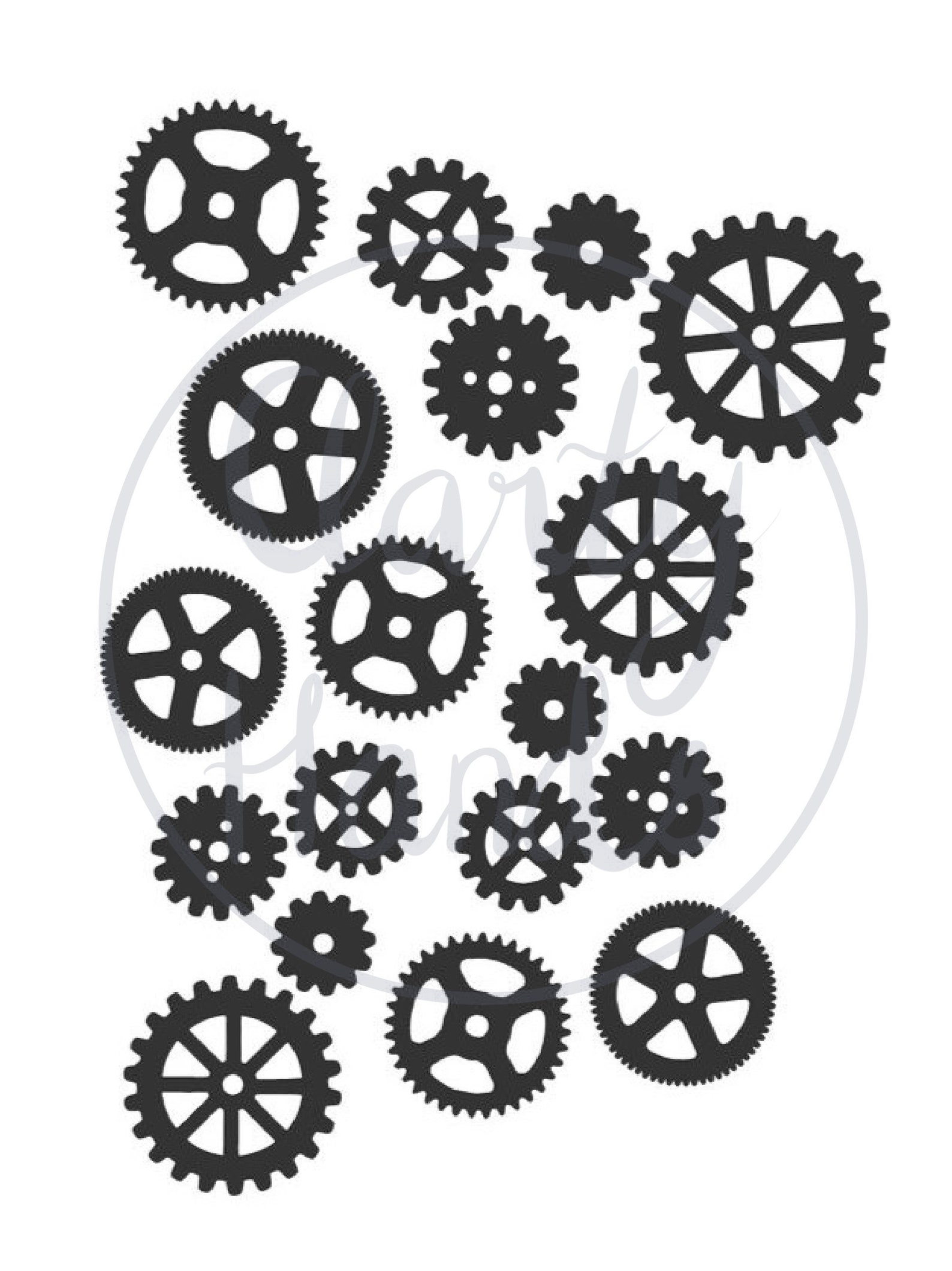 Steampunk Cut File Cog/gear Cut File Steampunk Cogs Steampunk Gears