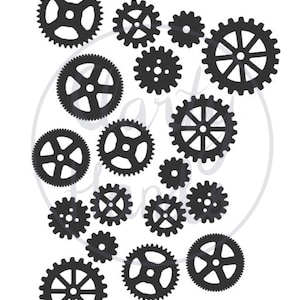 Plik do cięcia Steampunk | Plik do cięcia zębatek/koła zębatego | Zębatki Steampunk | Koła zębate Steampunk | Cricut | Silhouette Cameo | Brother ScanNCut | Zębatki | Koła zębate