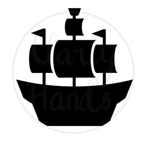 Pirate SVG | Pirate Ship Digital File | Pirate Ship SVG | Pirate Ship Vector | Pirate Ship Clip Art | Pirate Ship Icon | Ship Silhouette