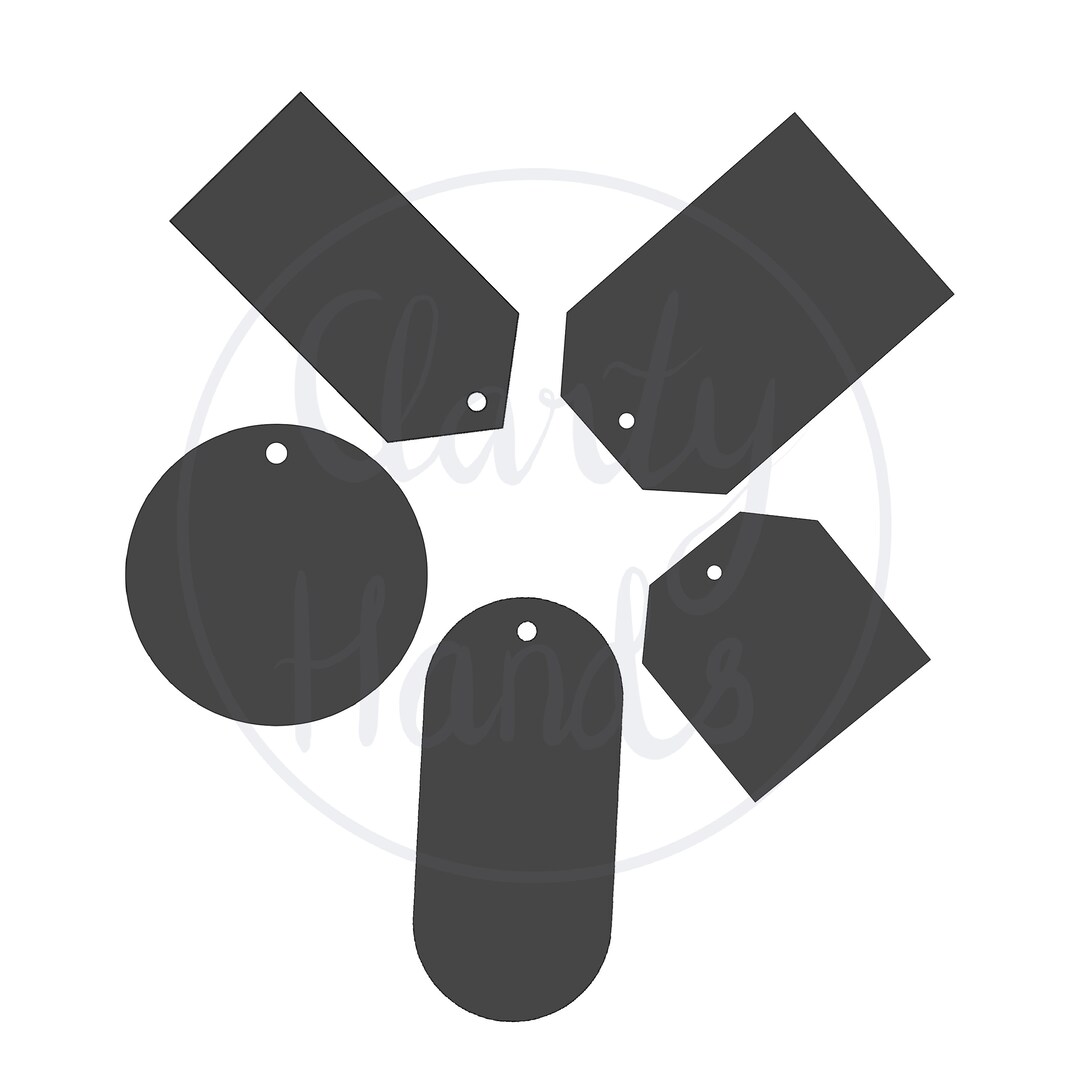 Luggage Tag SVG Tag Bundle SVG Label Cut Files Tags for Etsy