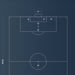 Soccer Field Poster, Kids room Decor, Man Cave Decor, Game Room