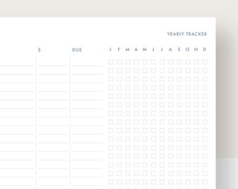 Bill Payment Tracker to help get a clear picture of your financial obligations