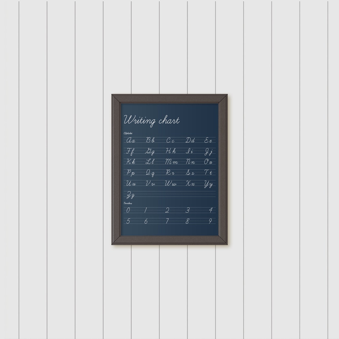 Cursive Alphabet Poster for Home School or Classroom Decor - Etsy