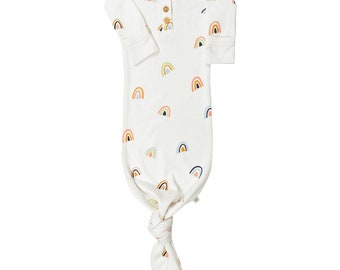 MakeMake Organics Organic Cotton Kimono Sleep Gown GOTS Certified Wearable Blanket Baby Sleeping Bag Sleeper Gown