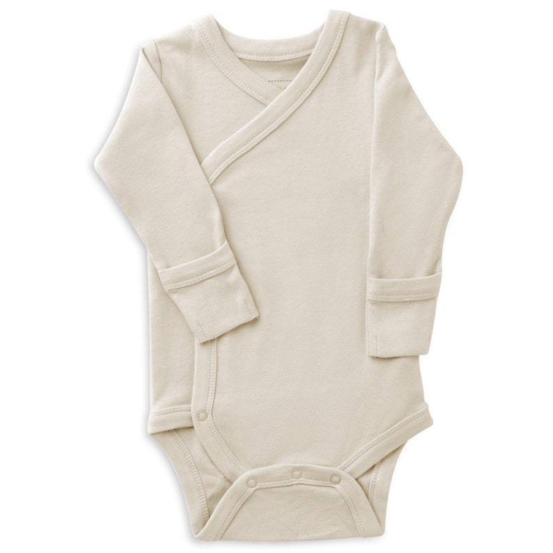 Organic Cotton Kimono Bodysuit Eli Oat Etsy