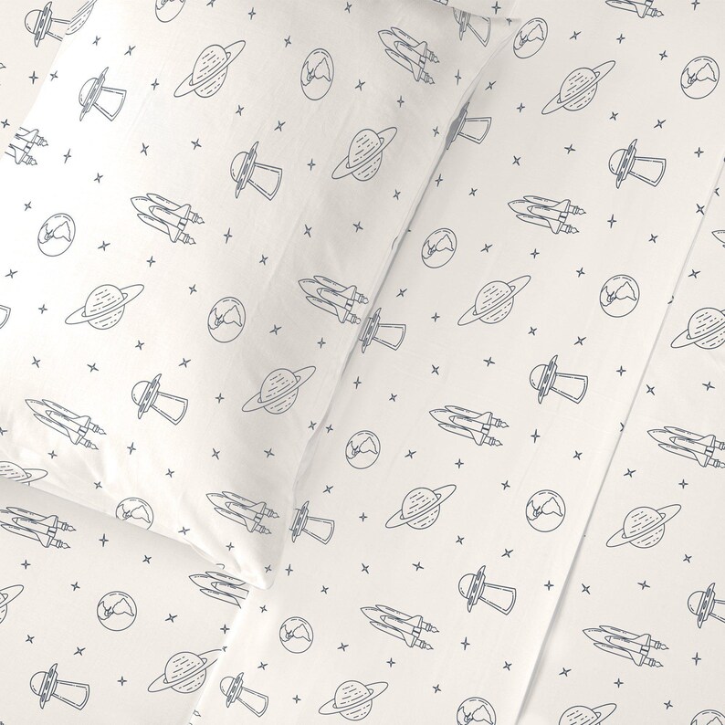 Organic Cotton Sheet Set Cobi Blue Celestial