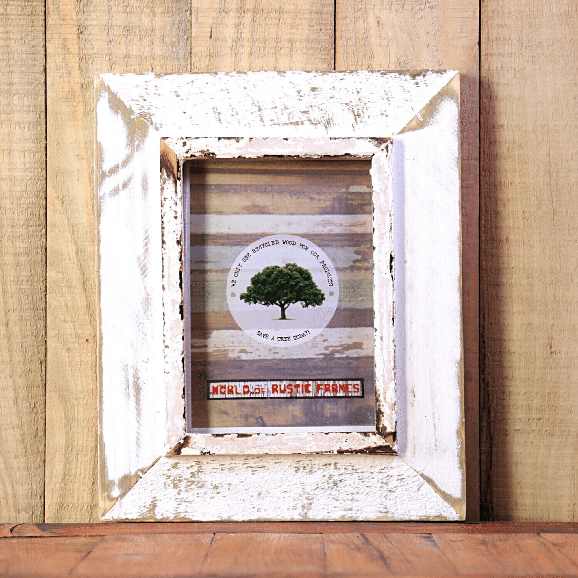 A5 Wooden Picture Frames Shabby Chic Frames Weathered Rustic Etsy