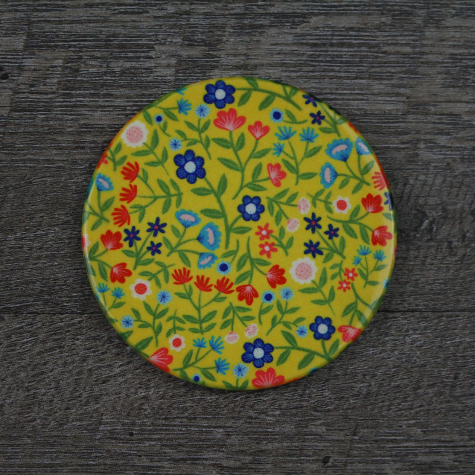 Patterned Ceramic Round Coaster Etsy