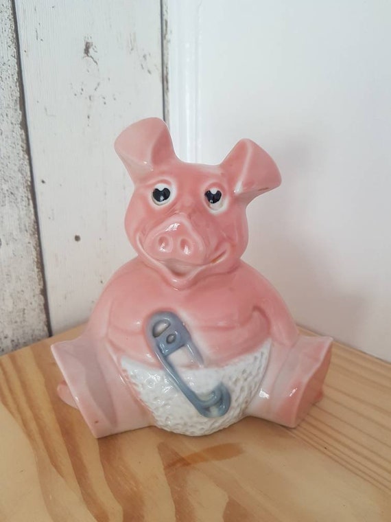 Vintage Wade Natwest pig. Wade piggy bank. Kitsch money box. Etsy