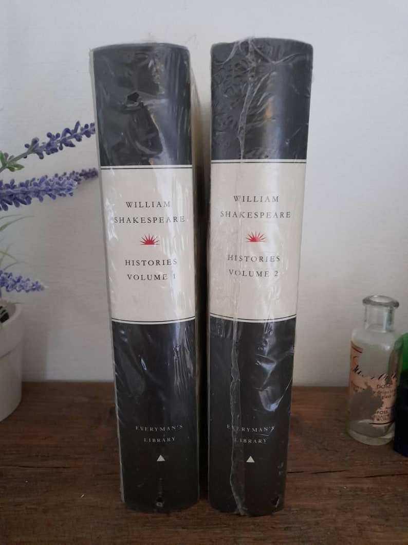 William Shakespeare- Histories Volumes 1 and 2. Literary gifts.