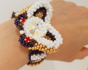 Butterfly Cellini bracelet tutorial