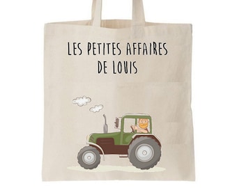 Tote bag enfant personnalisé, sac école maternelle, sac crèche, sac enfant prénom, sac à doudou, sac change maternelle, sac ecole garçon