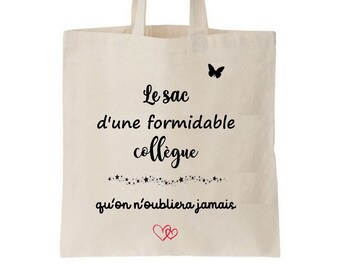Tote Bag En Cadeau Pour Votre Coll gue De Travail Dire Merci Sa 