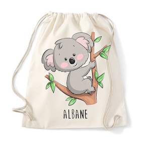 Sac enfant personnalisé, sac école maternelle, sac pour le change école, sac crèche, tote bag enfant