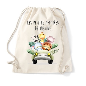 Personalized child bag, nursery school bag, school change bag, nursery bag, child tote bag