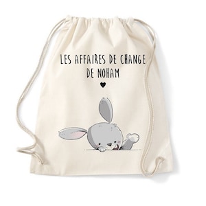 Sac pour le change école, sac de change enfant crêche, sac affaires de bébé