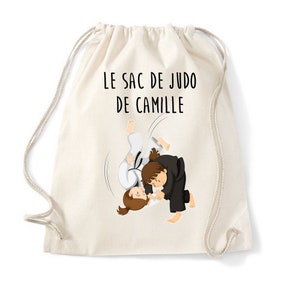 Sac judo, sac de judo enfant, sac à dos enfant personnalisé, tote bag enfant personnalisable, sac de sport