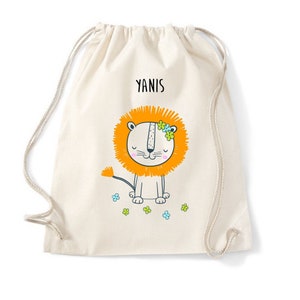 Sac enfant personnalisé, sac école maternelle, sac pour le change école, sac crèche, tote bag enfant